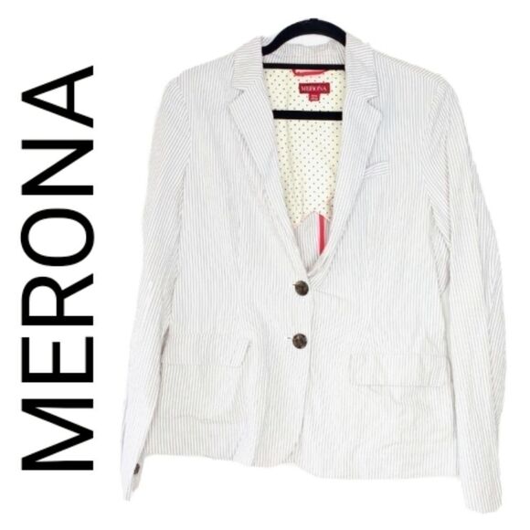 Merona Jackets & Blazers - MERONA STRIPED BLAZER
